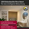 LED Einbauleuchte Nova Coin IP44 rund 78mm Tunable White 3x6W 3x530lm 230V Eisen gebürstet Aluminium Bild 2
