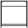 vidaXL Konsolentisch Grau Sonoma 75x19,5x75 cm Holzwerkstoff 834138 Bild 4