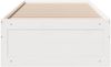 vidaXL Massivholzbett ohne Matratze mit Schubladen Weiß 75x190 cm 3308829 Bild 4