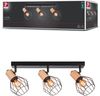 Paulmann 66768 Spotlight Lanka 3-flammig E14 230V max. 20W Schwarz Holz Bild 4
