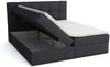 Boxspringbett Schlafzimmerbett ARTURO 180x200cm Kunstleder Soft Anthrazit Bild 2
