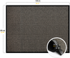 Furni24 Fußmatte - Beige-Schwarz, 80 x 120 cm Bild 2