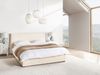 Bett mit Stauraum Bouclé LAVAUR 160 x 200 cm Beige Bild 3