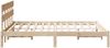 vidaXL Bettgestell mit Kopfteil Braun 140 x 200 cm Massivholz Kiefer 872161 Bild 5