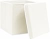 vidaXL Aufbewahrungsboxen mit Deckeln 4 Stk. Weiß 32x32x32 cm Stoff 288350 Bild 3