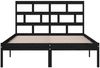 Massivholzbett Schwarz 150x200 cm 5FT King Size [3101227] Bild 4