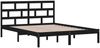 Massivholzbett Schwarz 150x200 cm 5FT King Size [3101227] Bild 3