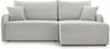 Selsey 'Netarro' Ecksofa mit Schlaffunktion, Bettkasten und Chenille-Bezug, graubeige, rechts Bild 5