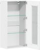 vidaXL Holzschrank mit Speicher Weiß 50 x 29 x 100 cm Holzwerkstoff 880221 Bild 5