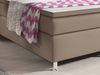 Boxspringbett Oxford 180x200 cm Kunstleder Muddy Bild 4