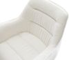 Drehstuhl Kaira-Flex Bouclé Soft Beige Kreuzgestell breit Effektfinish Titan 360° drehbar Wippfunktion Bild 4