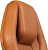FineBuy Bürostuhl MONTY Echt-Leder Schreibtischstuhl Camel Bild 4