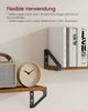 VASAGLE 'LWSDE062K01' Wandregal 2er Set, vintagebraun-mattschwarz, 12,7 x 60 x 11,2 cm Bild 5
