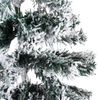vidaXL Künstlicher Halb-Weihnachtsbaum mit Schnee Schlank 150 cm 344605 Bild 5