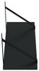 AKKE Wandregal, Hängeregal GINO modern mit schwarzen Befestigungen 2mm PVC LOFT Bild 2