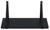 AKKE Wandregal, Hängeregal GINO modern mit schwarzen Befestigungen 2mm PVC LOFT Bild 4