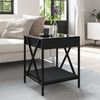 vidaXL Couchtisch mit Infinity-LED Schwarz 40x40x49 cm 847692 Bild 4