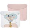 Ceba Baby® weiche Wickelauflage 75x72 cm - Baby Wickelunterlage - Wickeltischauflage für Junge und Mädchen - Wasserdicht, abwaschbar - OEKO-TEX® Standard 100 - Made in EU - Träumende Giraffe Bild 2