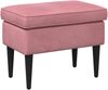 vidaXL Hocker Rosa 55 x 35 x 41 cm Samt 42029990 Bild 2