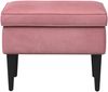 vidaXL Hocker Rosa 55 x 35 x 41 cm Samt 42029990 Bild 3
