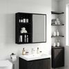 vidaXL Badezimmer-Wandschrank Schwarze Eiche 30 x 16 x 62,5 cm 889336 Bild 4