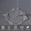Schmaler Duschvorhang Polyester 90x180 Wasserdicht Waschbar, Weiß-Schwarz Bild 4