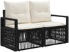 vidaXL Gartensofa-set 13 pcs Schwarz Poly-Rattan 3435871 Bild 5