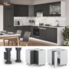 Eckunterschrank Fame-Line Anthrazit Landhaus 80.5 cm ohne Arbeitsplatte Vicco Bild 2