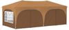 vidaXL Pop-up Partyzelt 575 x 288 x 245 cm Beige Oxford-Stoff 42019903 Bild 4