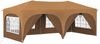 vidaXL Pop-up Partyzelt 575 x 288 x 245 cm Beige Oxford-Stoff 42019903 Bild 2