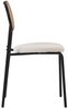 ML-DESIGN Stuhl Esszimmerstühle Rattanstuhl Polsterstühle Akzentstühle für Esszimmer (2 St), Beige Esstischstühle mit Rückenlehne aus Rattan 2er Set Küchenstuhl Bild 3