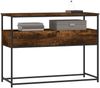 Konsolentisch, Beistelltisch, Konsole Räuchereiche 100x40x75 cm Holzwerkstoff Bild 3