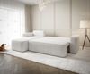 Ecksofa Schlafsofa Sofa AGEPO Stoff Quelle Latte Ottomane Links Bild 4