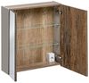 Badmöbel Set 3-tlg Badezimmerset AKAN Taupe Spiegelschrank 60cm ohne Waschtisch Bild 4