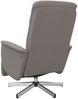 vidaXL Relaxsessel mit Fußteil Taupe Stoff 356566 Bild 5