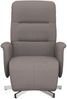vidaXL Relaxsessel mit Fußteil Taupe Stoff 356566 Bild 3