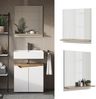 Badspiegelschrank Marelle Weiß/Artisan 60 x 67 cm mit Regal Vicco Bild 2