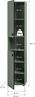 Garderobenschrank (B/H/T: 40x192x37 cm) in Smoke Green Nachbildung Bild 4
