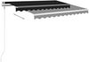 vidaXL Automatische Markise mit LED & Windsensor 300x250 cm Anthrazit 3068874 Bild 3