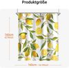 Duschvorhang Zitrone Blatt 240x180cm Antischimmel, Wasserabweisend Bild 2