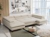 Mks Möbel 'Peter U' Wohnlandschaft mit Bettkasten, Bettfunktion & einstellbaren Kopfstützen, Beige, Boucle, mit Topper Bild 4