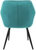 ML-DESIGN Stuhl Esszimmerstühle mit Rücken- & Armlehne moderne Design Küchenstühle (4 St), Küchenstuhl Blau mit Samtbezug, Ergonomischer Polsterstuhl Bild 3