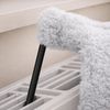 belviona Katzen-Hängematte für Heizkörper, Schlafplatz für Katzen bis 8 kg, hellgrau, kuscheliges Textil, Katzen-Heizkörperliege mit waschbarem Bezug Bild 3