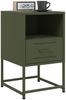 vidaXL Nachttische 2 Stk. Olivgrün 36x39x60,5 cm Stahl 846563 Bild 3