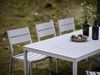 Gartenesstisch Bigby aus Aluminium, modern, rechteckig, hellgrau, 195x90 cm, für 6–8 Personen Bild 4