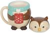 ABYstyle Tasse Süße Keramik Tasse Eule mit Deckel – Oliver Owl - Becher Herbst Bild 4