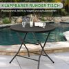 Sekey Klapptisch Rund Campingtisch Balkontisch Gartentisch Klappbar Tisch, Ø 81cm x 73cm H Bild 5
