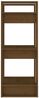 vidaXL Bücherregal/Raumteiler Honigbraun 41x35x91 cm Massivholz 813862 Bild 4
