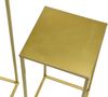 DanDiBo Blumenhocker Metall Gold Eckig 3er Set Blumenständer Beistelltisch 96406 Blumensäule Modern Pflanzenständer Pflanzenhocker Bild 3