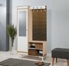 Dmora Eingangsmöbel Sugilite, Moderner Eingang, Wandgarderobe, Multifunktions-Aufbewahrungskonsole, 100x36h190 cm, Eiche Bild 2